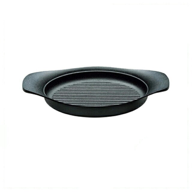 柳宗理 南部鉄器 IH対応 グリルパン 22cm 0.75L ステンレス蓋付（AGLA101）1-0064-0401