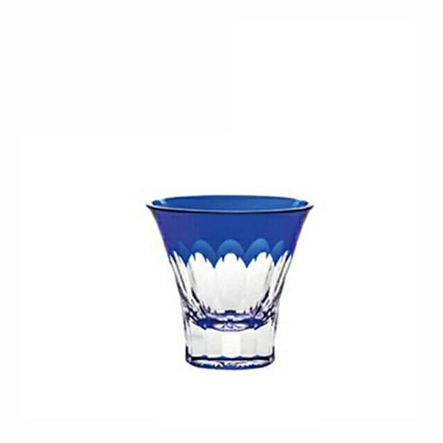 冷酒杯 八千代切子 万華鏡 笹の葉柄 85ml 東洋佐々木ガラス（LS19759SULM-C694-S2）