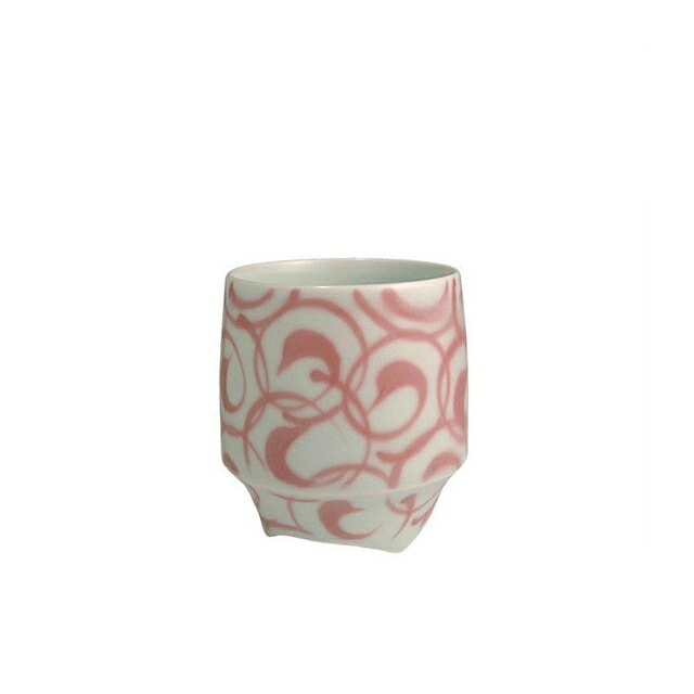 KIHARA 香酒盃 紅巻紋（L）+ 専用化粧箱（429L-117）