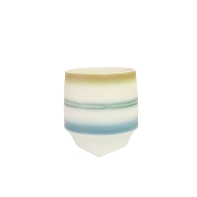 KIHARA 香酒盃 三色呉須巻（L）+ 専用化粧箱（429L-901）
