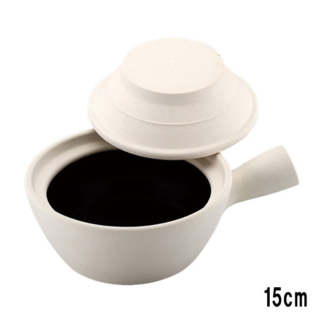 燕舞 砂鍋深型 片手 タイプ 2 15cm（453212）07-0051-0101