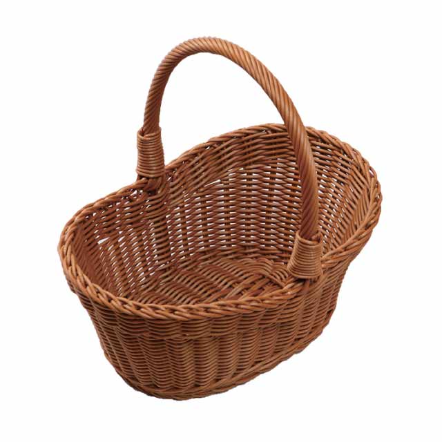 小判型 ピクニックバスケット 大 ブラウン PB-460- B R（603379）07-0462-0703