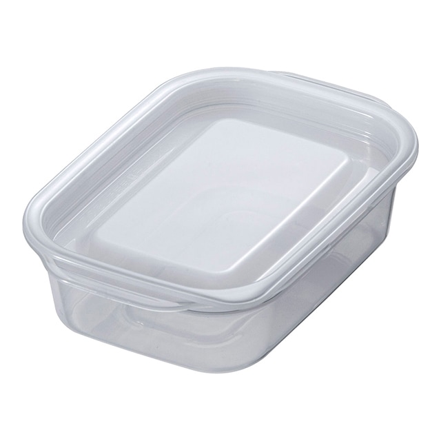 楽ちんパック 角型 クリアーホワイト 140ml 3個入（ARK0209）1-0238-0501