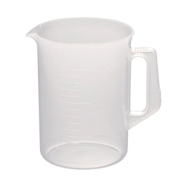 ポリプロピレン手付ビーカー 1032 3L（BBC05032）1-0511-0907