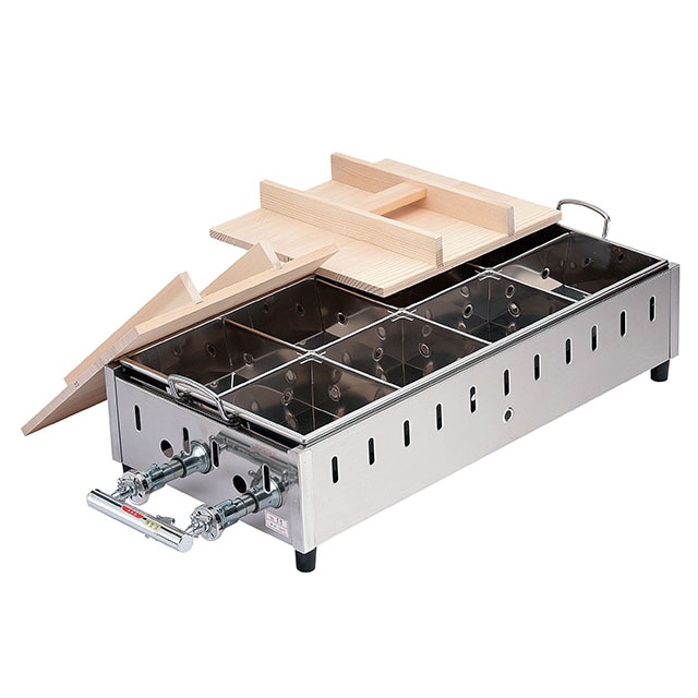 AKS 直火式 おでん鍋 8ツ切 SK-27 13A（EOD5304）1-0829-0704