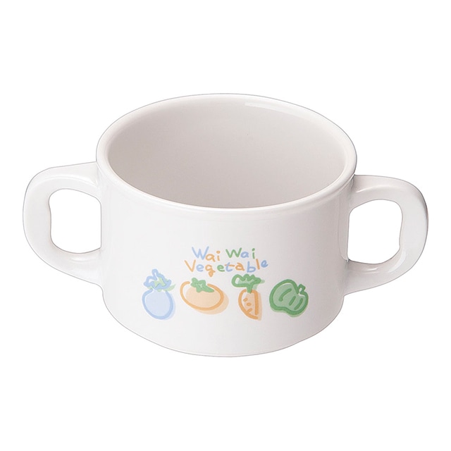 キッズメイト ベジタブル 両手マグ 36080-VT（RBCB801）1-2456-0901