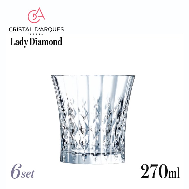 クリスタルダルク レディーダイヤモンド 270オールド 270ml 6個 アルクインターナショナル（AC-2822）