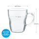 マグカップ 耐熱 330ml 単品 東洋佐々木ガラス（TH-401-JAN-1）