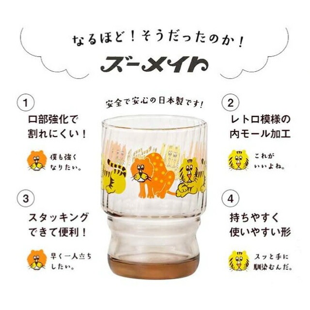 アデリアレトロ レトロ グラス ズーメイト ペアグラス コップ アデリア 石塚硝子（S-6342）