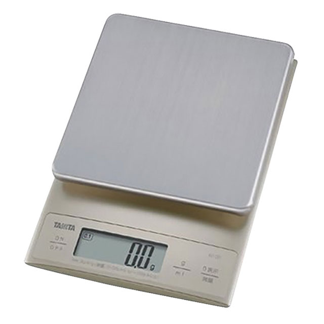 タニタ デジタルクッキングスケール KD-321 3kg ホワイト（624540）07-0347-1201