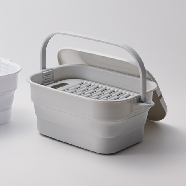 ももし　バケツ Amazon | ツインズ どこでもバケツ3個セット オレンジ(11L)・赤