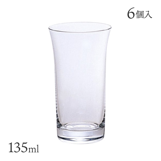 一口グラス H・AXクーレル 135ml 6個入 アデリア 石塚硝子（922