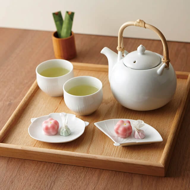 湯飲み 煎茶 12個セット フクベ fucube 白磁 深山陶器 miyama（94-084