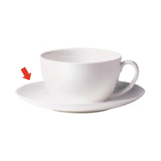 ウェッジウッド スープソーサー 6枚セット ホワイトコノート WEDGWOOD（536100-3330）