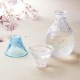 冷酒杯酒器 3点セット 淡桜 晴桜 徳利 桜富士 東洋佐々木ガラス（G642-M78）