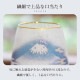 脚付杯 210ml 富士月兎図 プレミアム  日本製 アデリア 石塚硝子（6848）