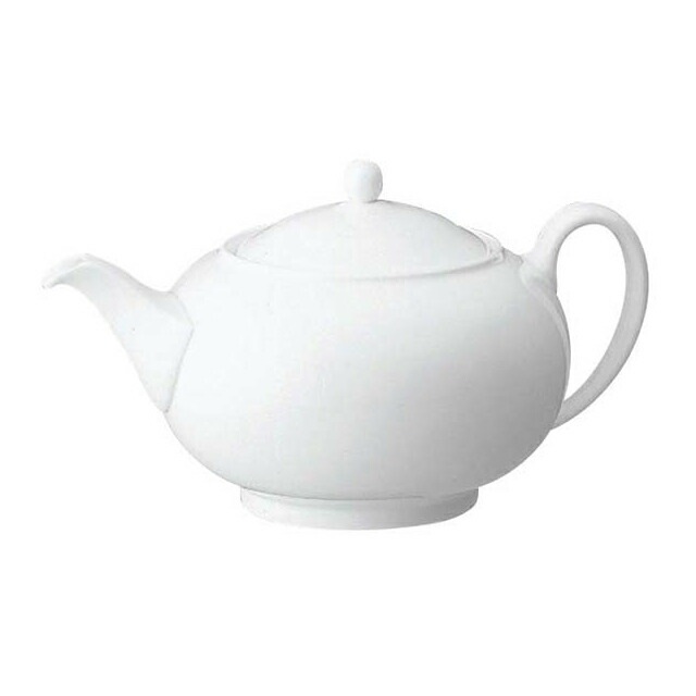 ウェッジウッド ティーポット 146 ホワイトコノート 800cc WEDGWOOD（536100-3719）