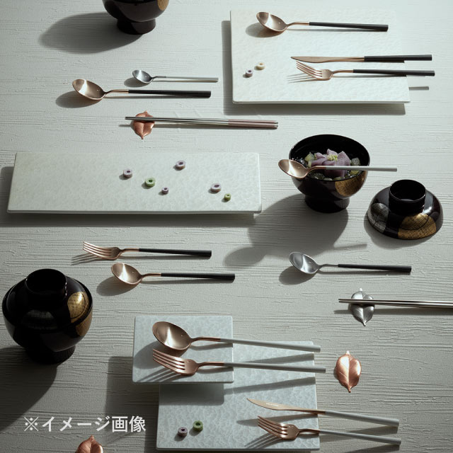 ポーラ デザートフォーク マット ブラック 6本入 Belo Inox（BI1109DF