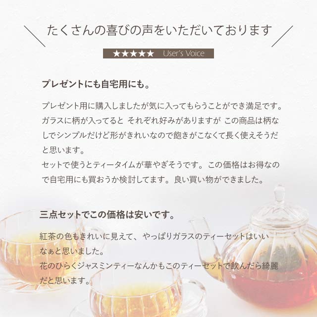 ポット付き ティーセット ポット500ml・カップ240ml ティー