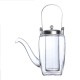 長角ちろり 銀ソフト 中子付き 450ml 廣田硝子（156-SLF）