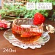 ティーカップ＆ソーサー 240ml 耐熱ガラス ティーフォーツー ウェーブ 吉谷硝子（YF-101W）