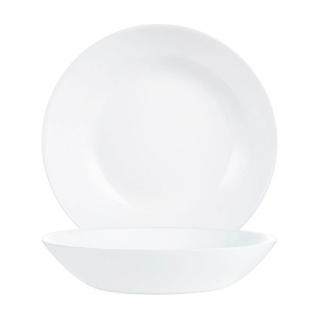 アルコロック エボリューションホワイト スーププレート N9411 20cm（REV1102）1-2369-0902