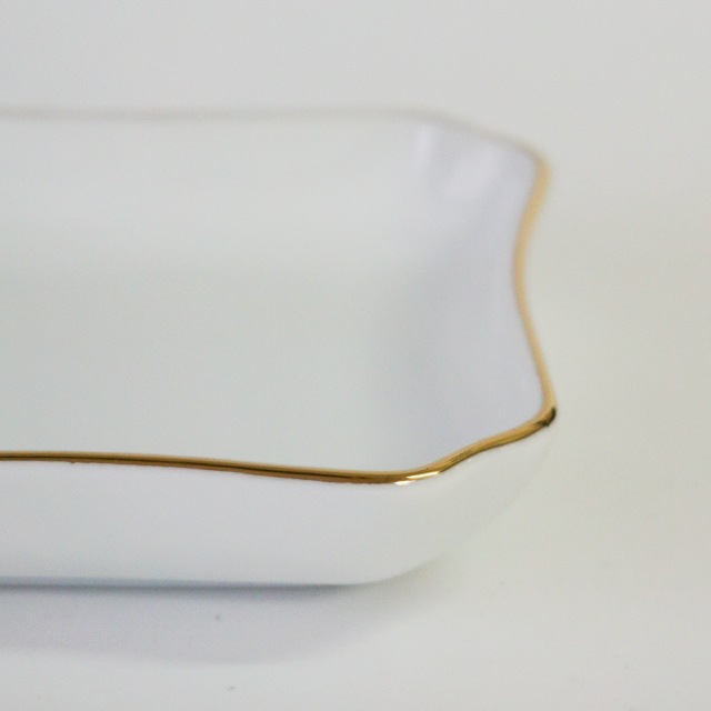 フリートレー 金線入 10枚セット WH（wh-free-tray-10）