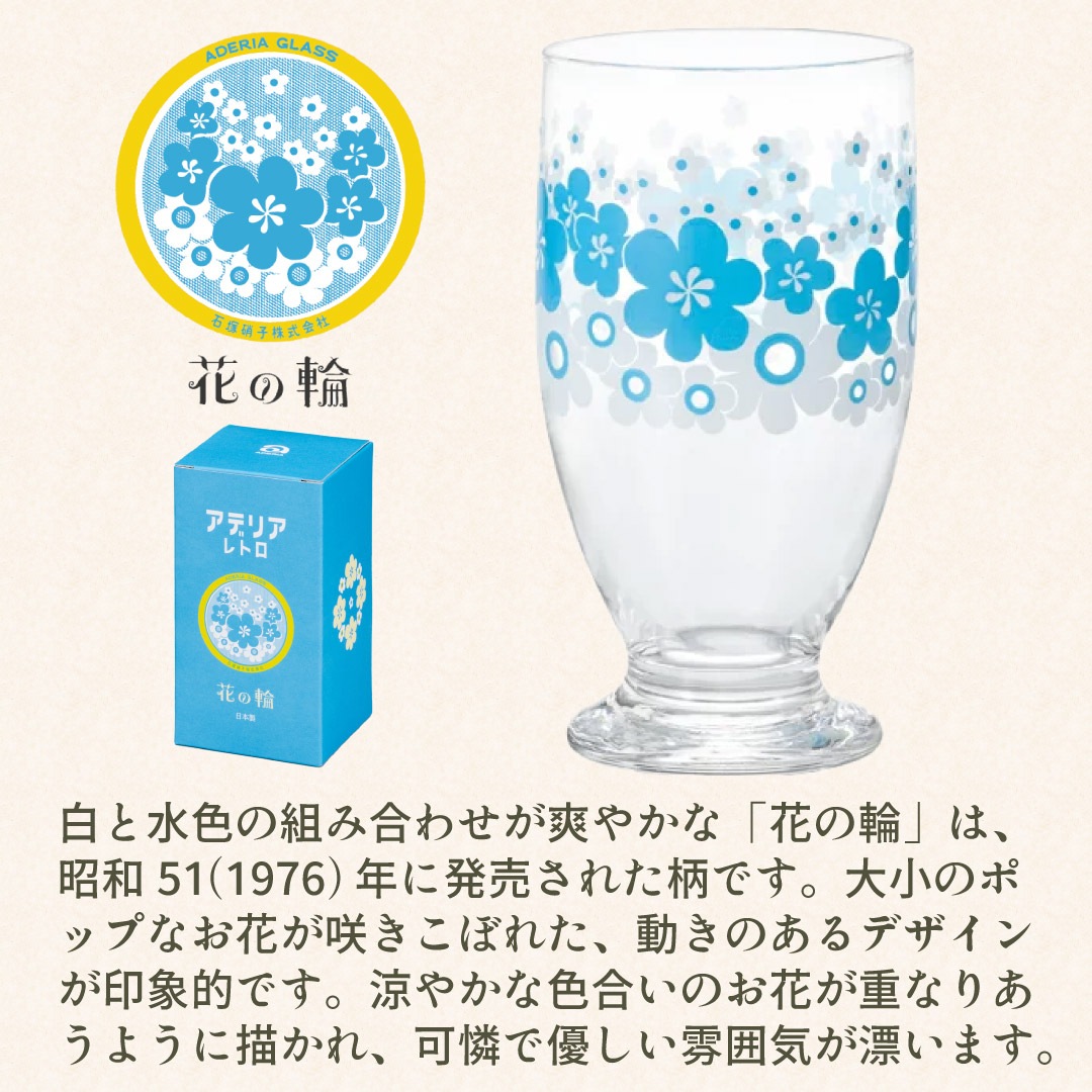 アデリア レトロ レトロ グラス 台付きグラス 320 選べる2個入 全8色 アデリア 石塚硝子（1857/1858/1859/1860/1872/1909/1020）