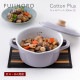富士ホーロー キャセロール 20cm パープル ガス・IH対応 Cotton Plus Honey Ware（CTP-20WPU） [KU] 4977618114350