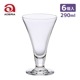 パフェグラス 290ml 6個入 H・AX ドレッシー パフェL アデリア 石塚硝子（L-6643）