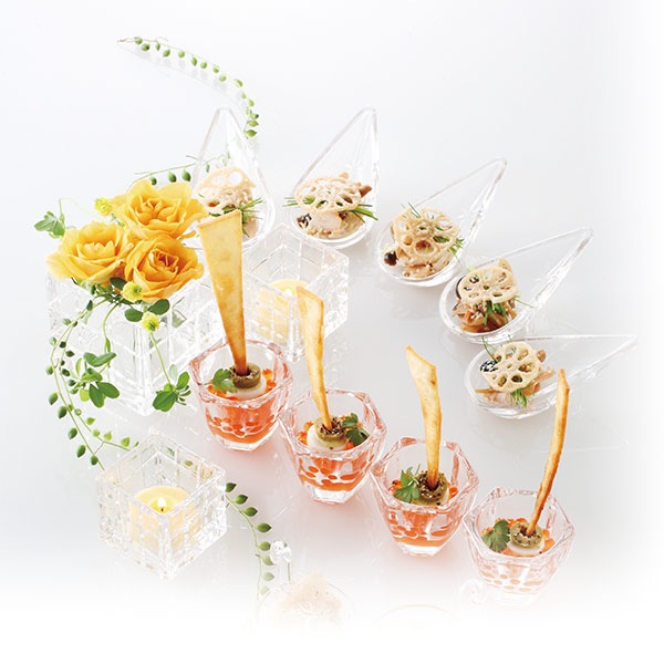 アミューズ ミニカップ 6個入 青山硝子（CA-P109）- 青山硝子