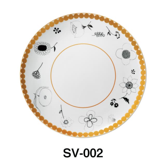 メタプレート 28cm 2枚セット 選べる2デザイン Svart och Guld 丸東 STUDIO 010（SV-002・SV-102）