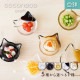 豆鉢 coconeco craft ここねこ 全5種 猫 ネコアデリア 石塚硝子（F-75465・F-75466・F-75467・F-75468・F-75469）