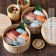 弁当箱 杉 曲げわっぱ弁当 丸 雅竹（70-176）