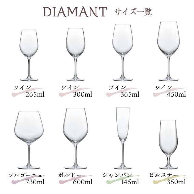 ディアマン ボルドー 600ml 24個 カートン 東洋佐々木ガラス（RN-11283CS-1ct）