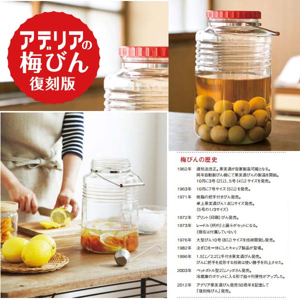 復刻梅びん 3L 6セット アデリア 石塚硝子（711）