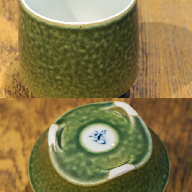 KIHARA 香酒盃 緑イラホ Lサイズ 専用化粧箱入（429L-208）