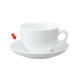 ウェッジウッド ユニバーサルソーサー 6枚セット ホワイトコノート WEDGWOOD（536100-1025）