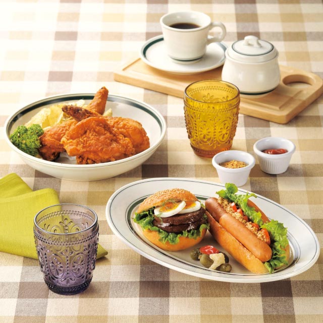 カントリーサイド 22.5cm パスタボール モスグリーン 6枚セット KOYO 光洋陶器（10727012）