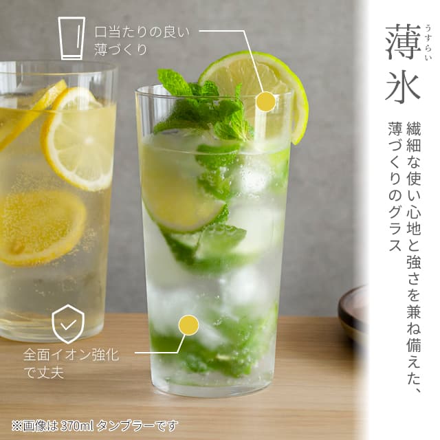 一口ビール ビールグラス 薄氷 150ml 6個セット 日本製 東洋