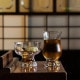 BYRONコーヒーグラス 6個セット 250ml 選べる2色 昭和モダン珈琲 廣田硝子(MO-1023AMB・MO-1023C)