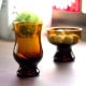 BYRONコーヒーグラス 6個セット 250ml 選べる2色 昭和モダン珈琲 廣田硝子(MO-1023AMB・MO-1023C)