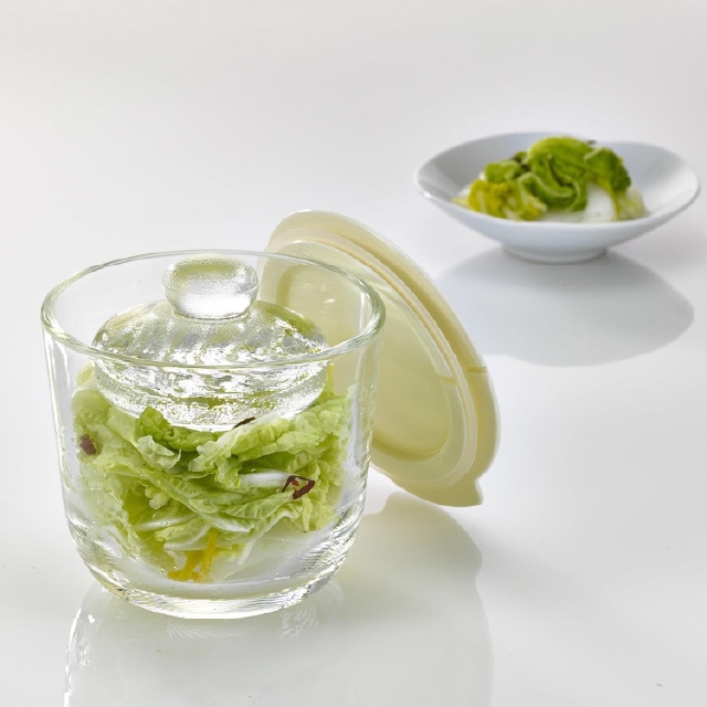 ハリオ ガラスの一夜漬け器 GTK-S ホワイト（ATK7801）1-0287-0801