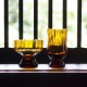 BYRONコーヒーグラス モール 6個セット 250ml 選べる2色 昭和モダン珈琲 廣田硝子（MO-1023AMBM・MO-1023CM）
