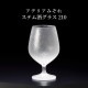 ステム酒グラス 210ml 3個入り アデリアみぞれ 日本製 アデリア 石塚硝子（7038）