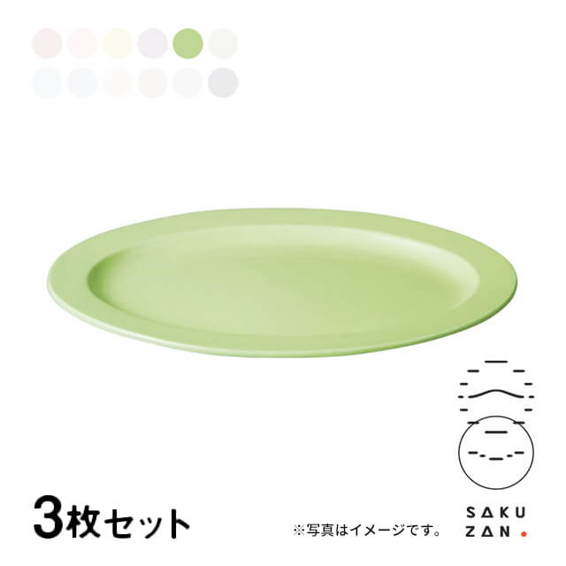 SAKUZAN 作山窯 オーバル プレート M 3枚セット 24cm Sara DAYS