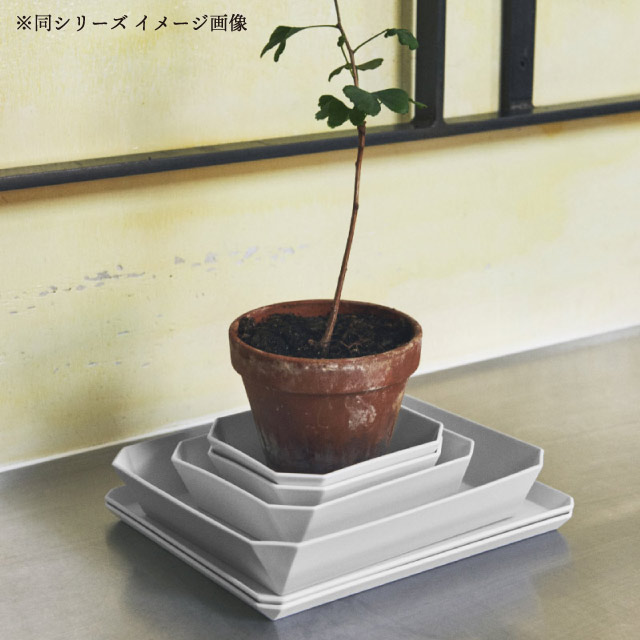 スクエアプレート 270 グレー 3枚セット 1616/arita japan（192TYSP-270GY）