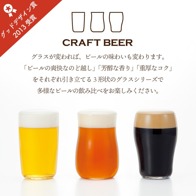 ビールグラス クラフトビア 芳醇 280ml 6個入 アデリア 石塚硝子（B-6782）