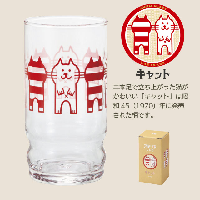 アデリアアレンジ コップ9 270ml ガラス 選べる柄 アデリアレトロ アデリア/石塚硝子（1024・1025・1026・1027・1028・1029・1045・1046・1030・1047）