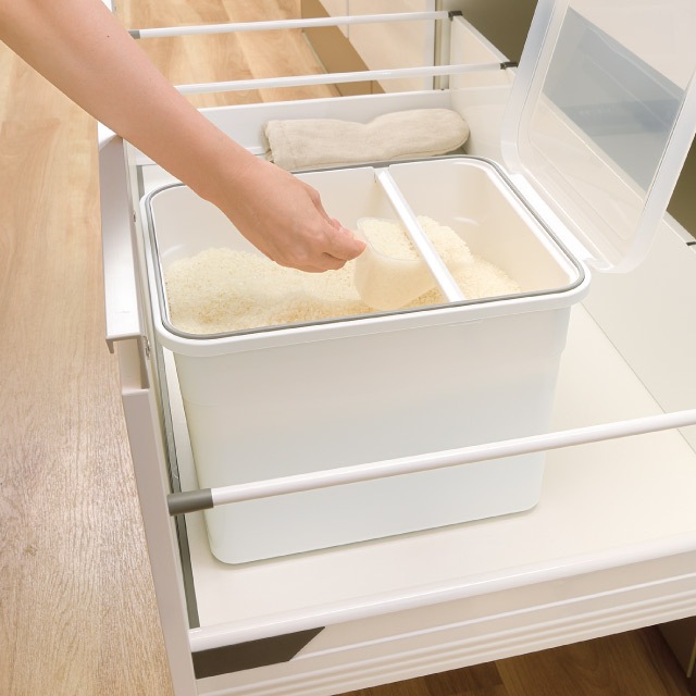 米びつＲ 10kg トトノ リッチェル 引き出し用 [KU] 4945680100267